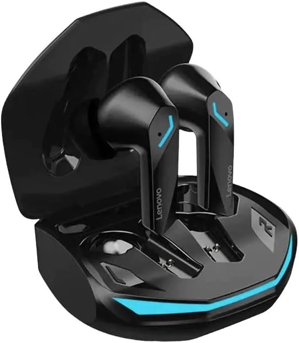 Lenovo GM2 Pro ausinukai su atidarytu dėklu