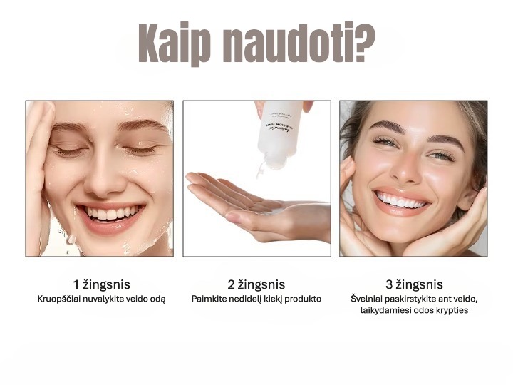 Veido toniko naudojimas