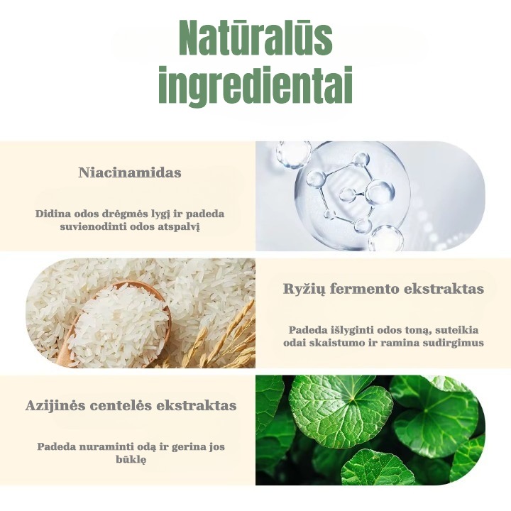 Veido tonikas iš arti