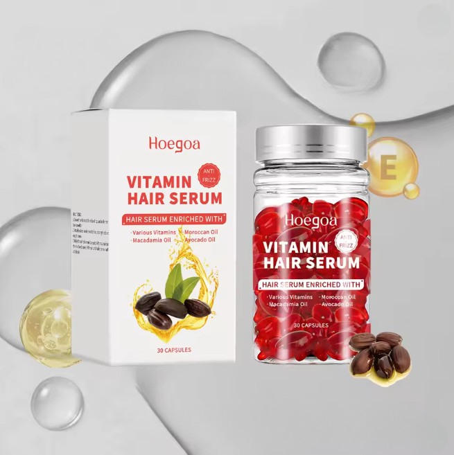 Vitaminų kapsulės plaukams